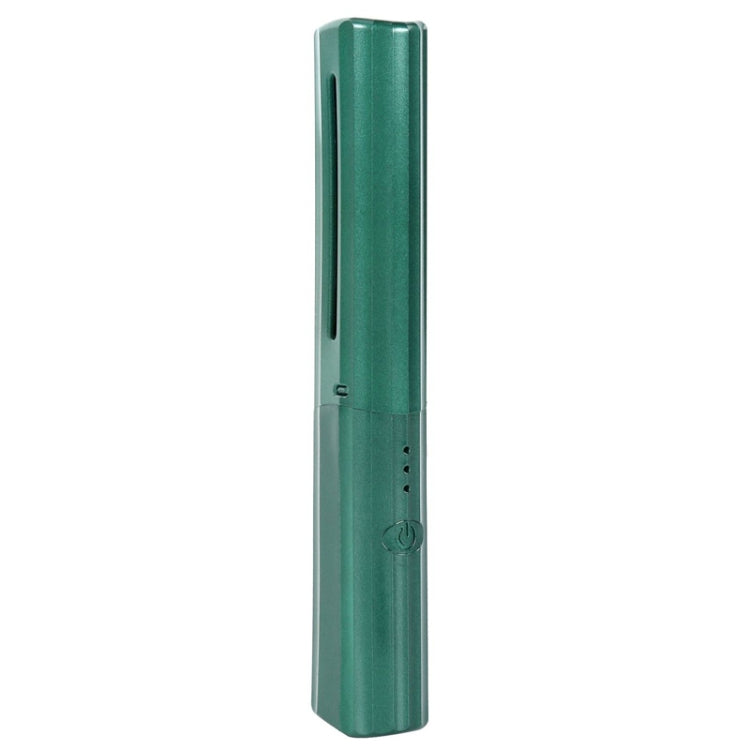 2 In 1 Portable USB Rechargeable Hair Curler Dual Usage Hair Straightening Comb(Green) - Hair Curler by buy2fix | Online Shopping UK | buy2fix