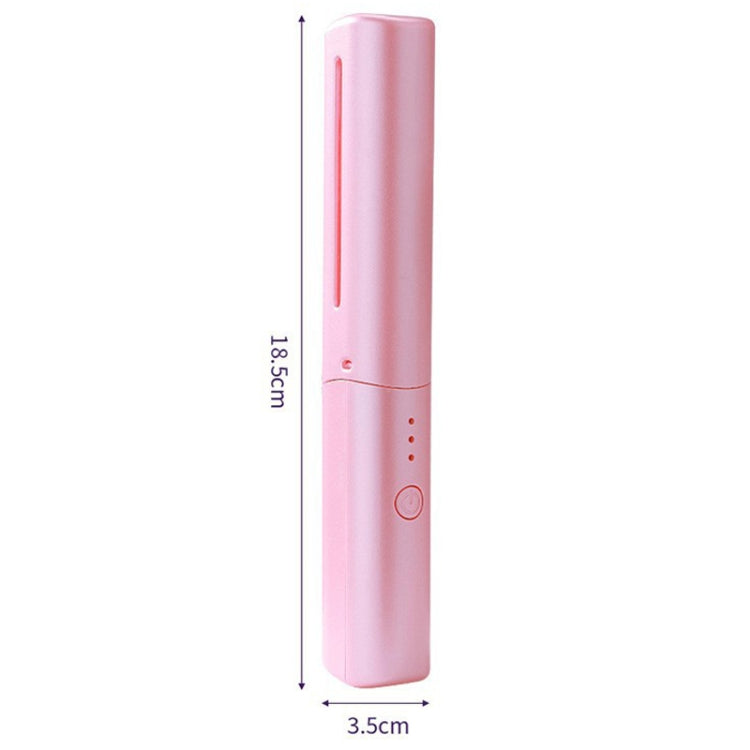 2 In 1 Portable USB Rechargeable Hair Curler Dual Usage Hair Straightening Comb(Green) - Hair Curler by buy2fix | Online Shopping UK | buy2fix