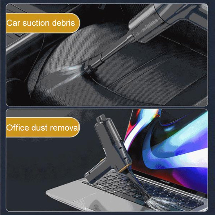 Car Vacuum Cleaner Handheld Compact Powerful Cleaning Tool For Car And Home Use(White) - Vacuum Cleaner by buy2fix | Online Shopping UK | buy2fix