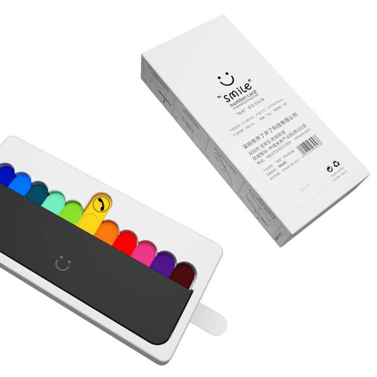 bbdd Temporary Parking License Plate Concealable Car Removal Number Plate(Rainbow Edition) - Parking Card by bbdd | Online Shopping UK | buy2fix
