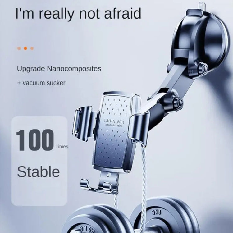SHUNWEI SD-1132B Car Phone Suction Cup + Air Vent Holder Gravity Sensing Support Bracket(Blue) - Universal Car Holders by SHUNWEI | Online Shopping UK | buy2fix