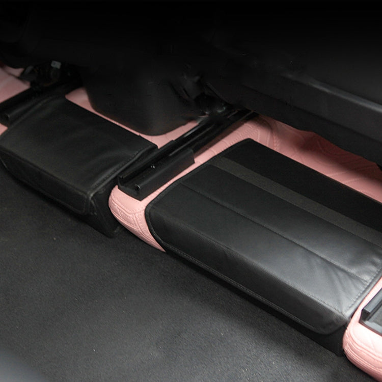 For Tesla Model Y PU Leather Car Interior Storage Glove Box Modification Accessories, Style: Air Outlet Model by buy2fix