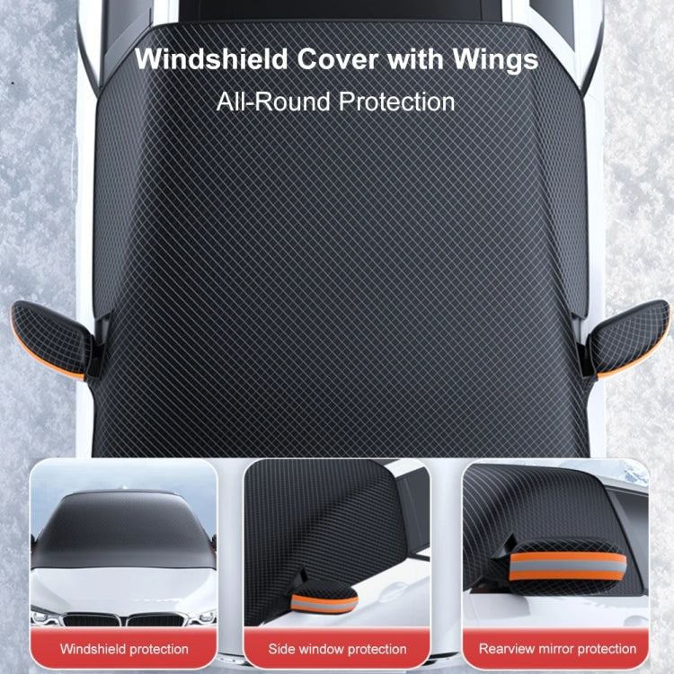 ST-3959 Snow Cover Front Windshield Strong Magnetic Adsorption Car Windshield Cover Oxford Cloth Comprehensive Protection - Window Foils & Solar Protection by buy2fix | Online Shopping UK | buy2fix