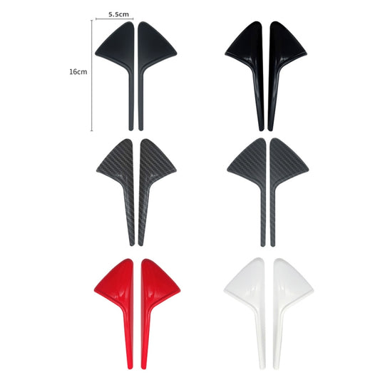 For Tesla Model 3/Y/X/S 17-23 Camera Side Protective Cover Y-Type Lens Hood, Color: Light Carbon Fiber by buy2fix