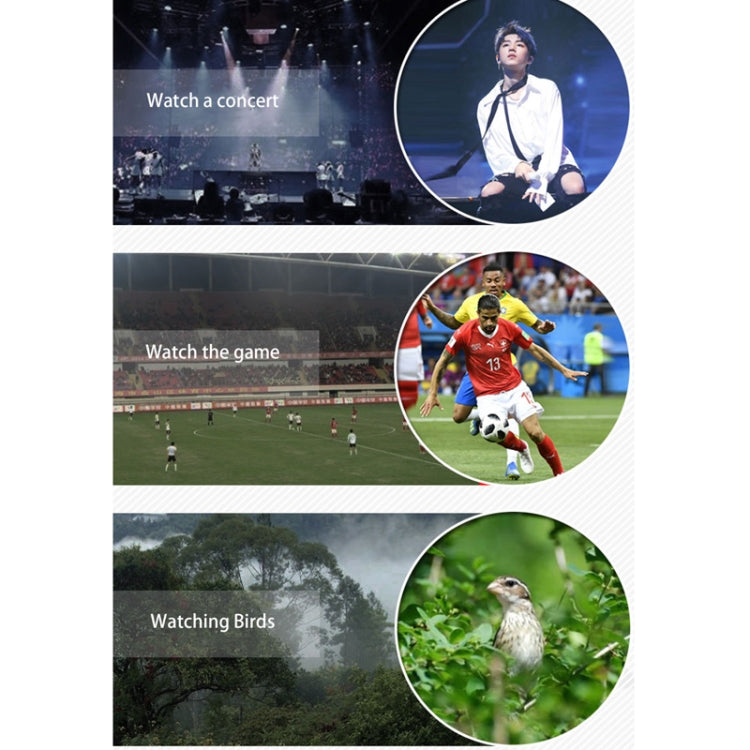 500 x 25 Standard HD Powerful Folding Binoculars for Hunting Outdoor Camping by buy2fix