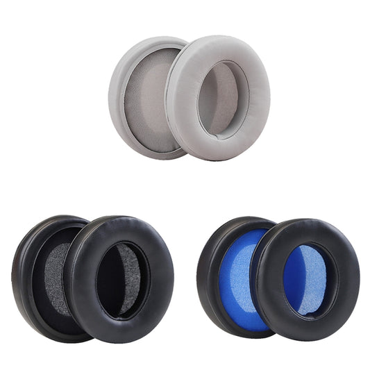 2pcs For Razer Kraken V3 Bluetooth Headset Sponge Cover Protein Leather Earmuffs(Black Blue Net) by buy2fix