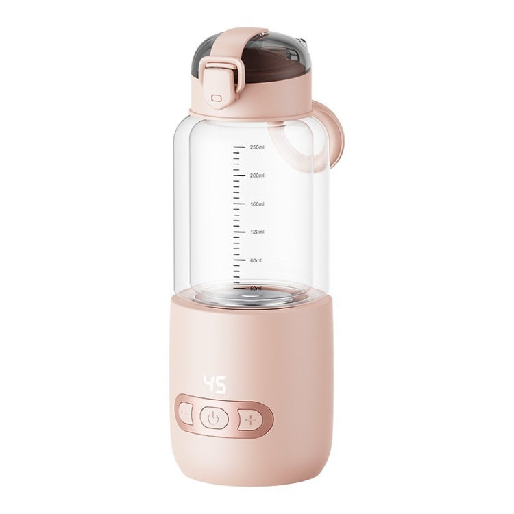 250ml Wireless Instant Water Warmer Electric Kettle for Baby Formula With 15000 mAh Battery Capacity(Pink) - Vacuum Thermoses & Cups by buy2fix | Online Shopping UK | buy2fix