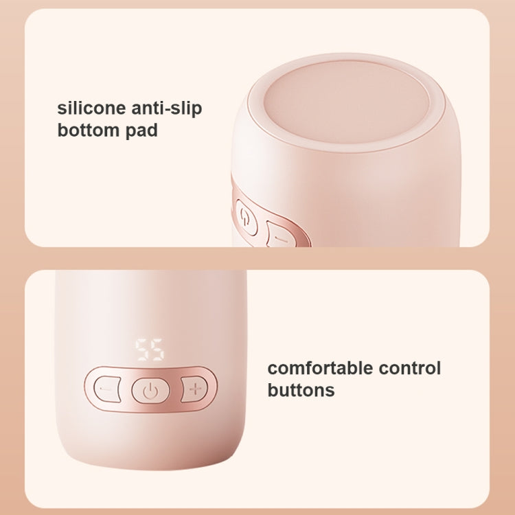 250ml Wireless Instant Water Warmer Electric Kettle for Baby Formula With 15000 mAh Battery Capacity(Pink) by buy2fix