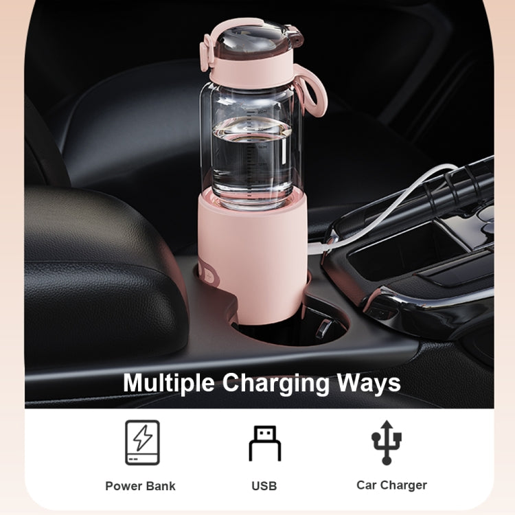 250ml Wireless Instant Water Warmer Electric Kettle for Baby Formula With 15000 mAh Battery Capacity(Pink) - Vacuum Thermoses & Cups by buy2fix | Online Shopping UK | buy2fix