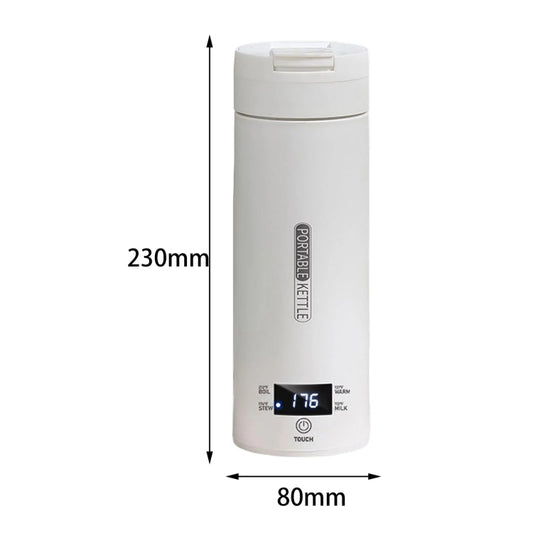 300W 500ml Electric Heating Water Cup Smart Boiling Kettle Temperature Control Kettle, Spec: SUS304 UK Plug by buy2fix