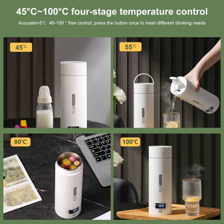 300W 500ml Electric Heating Water Cup Smart Boiling Kettle Temperature Control Kettle, Spec: SUS316 EU Plug - Vacuum Thermoses & Cups by buy2fix | Online Shopping UK | buy2fix