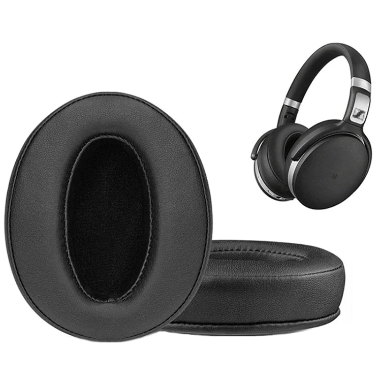 2pcs For Sennheiser HD4.50BTNC Wireless Headset Sponge Cover Replacement Earmuffs, Color: Black Sheepskin - Earmuff & Pad by buy2fix | Online Shopping UK | buy2fix