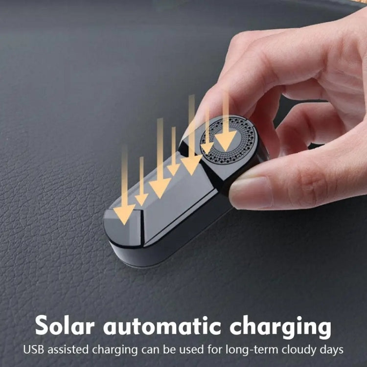 Car Solar Anti-Theft Alarm LED Warning Light With Aromatherapy(Red Light) - Warning Lights by buy2fix | Online Shopping UK | buy2fix