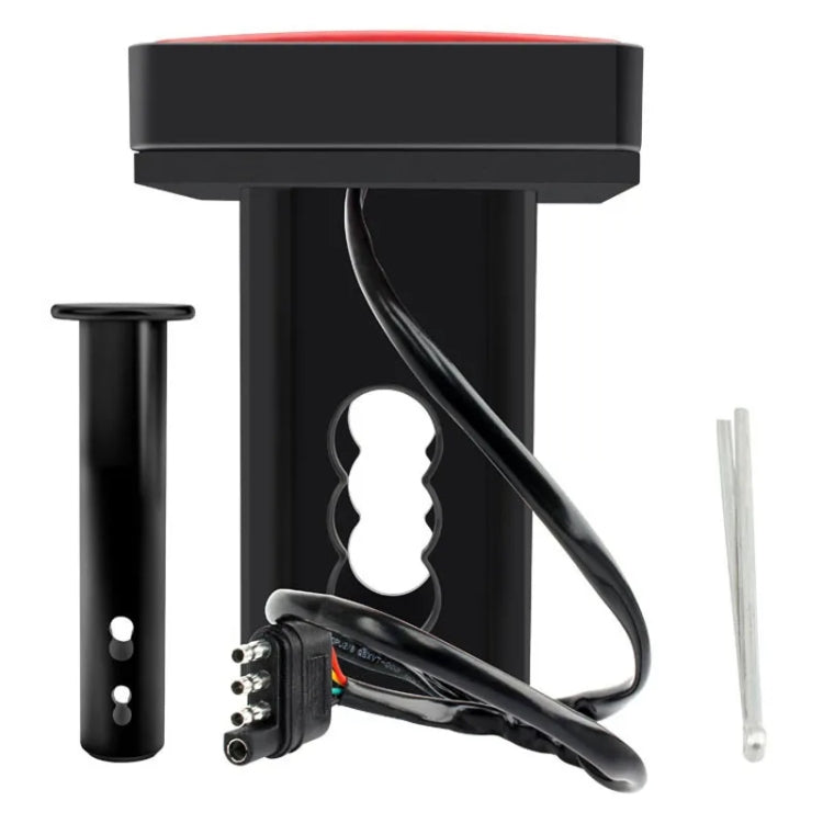 Automotive LED Trailer Lights Universal Rear Brake Lights, Color: Black Shell 12 Light - Warning Lights by buy2fix | Online Shopping UK | buy2fix