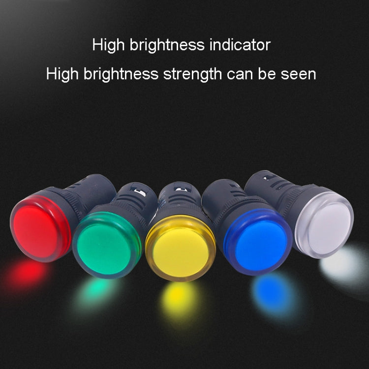 CHINT ND16-22DS LED Signal Light Power AD Indicator Lights, Model: 220V (Green) by CHINT