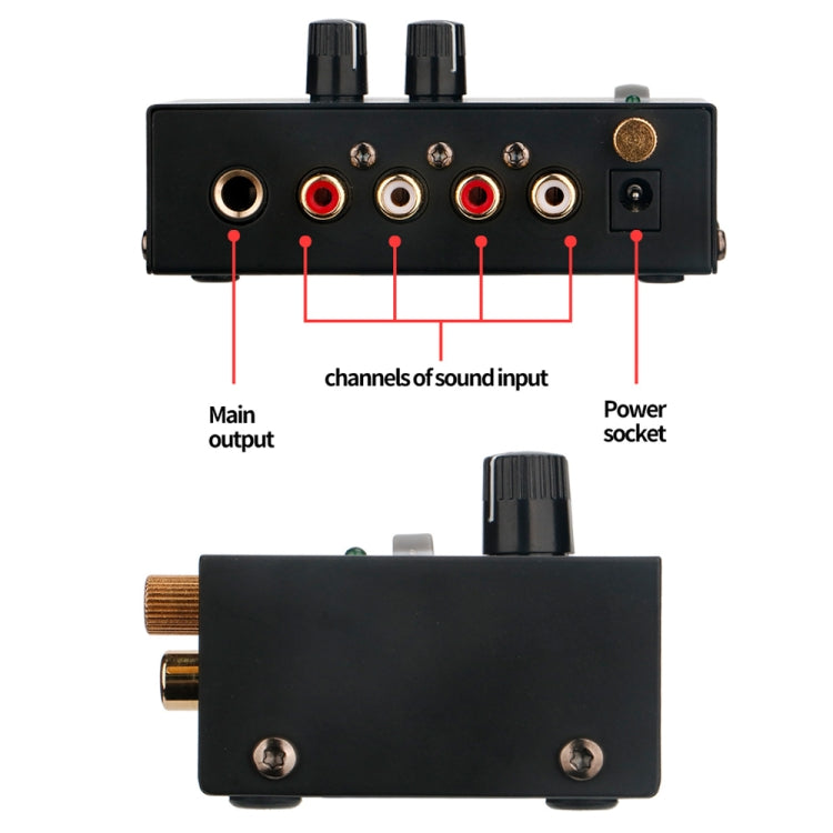Vinyl Record Player Preamplifier, US Plug(PP500) - by buy2fix | Online Shopping UK | buy2fix