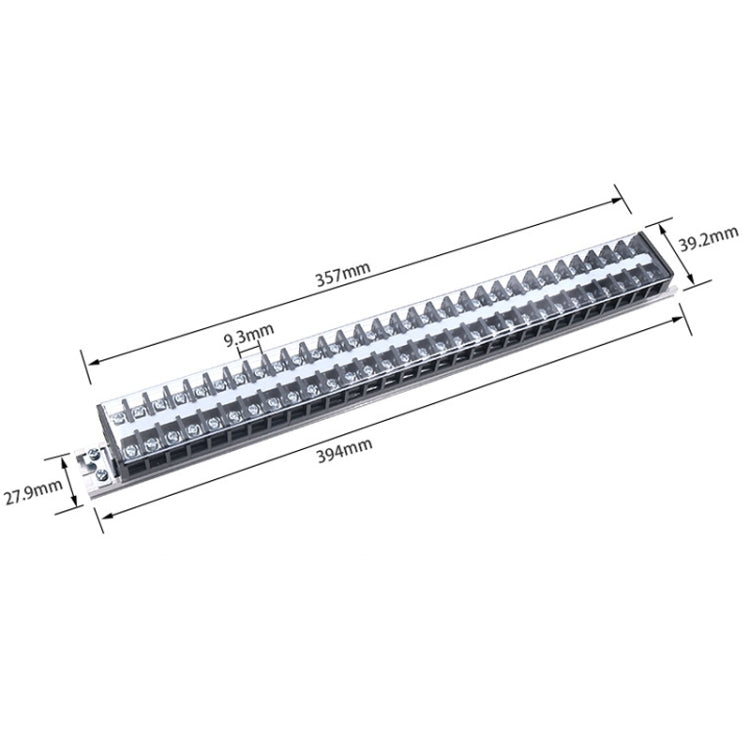 CHINT TD-2030 Terminal Block Rail Type Wiring Block Paralleling Wires Wire Connector - Booster Cable & Clip by CHNT | Online Shopping UK | buy2fix