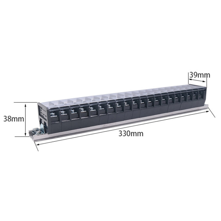 CHINT TD-3020 Terminal Block Rail Type Wiring Block Paralleling Wires Wire Connector - Booster Cable & Clip by CHNT | Online Shopping UK | buy2fix