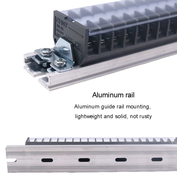 CHINT TD-1530 Terminal Block Rail Type Wiring Block Paralleling Wires Wire Connector - Booster Cable & Clip by CHNT | Online Shopping UK | buy2fix