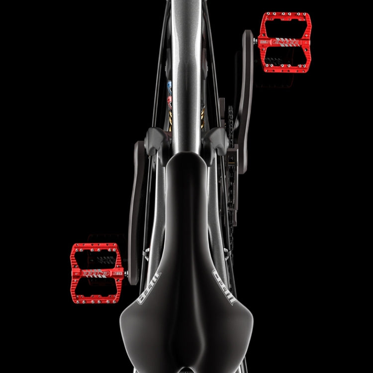 ENLEE R5 1pair Mountain Bike Pedals Bicycle Cycling Wider Non-Slip Footrest Bearing(Black) by ENLEE