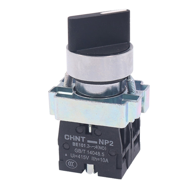 CHINT NP2-BD25 2 Gear Self-locking 1NO+1NC Power Transfer Switch Short Handle Master Knob 22mm - Car Switches by CHINT | Online Shopping UK | buy2fix