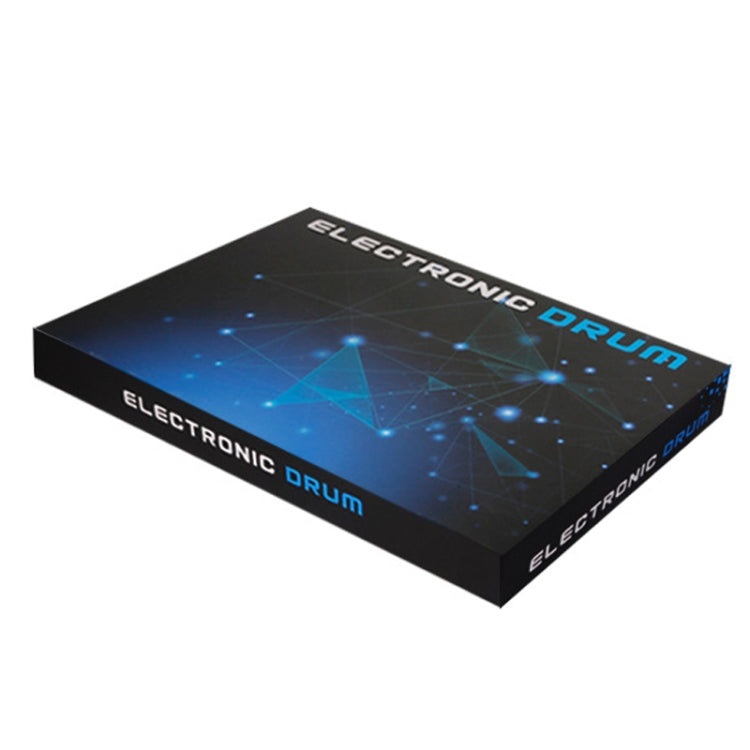 W562 Thickened 7 Drum Set Silicone Hand Rolled Drums Jazz Drums Percussion Instruments Electronic Drums by buy2fix