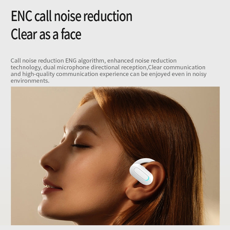 M-F9 Rotatable Ear-mounted ENC Call Noise Reduction Bluetooth Stereo Sports Earphones(Pure Black) - Bluetooth Earphone by buy2fix | Online Shopping UK | buy2fix