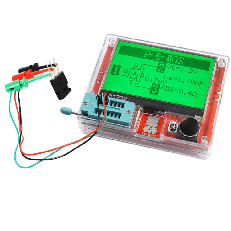 LCR-T10H Transistor Tester TFT Display For Diode Triode Capacitor Resistor Test, Spec: Dry Battery Powered - Battery & Resistance Tester by buy2fix | Online Shopping UK | buy2fix