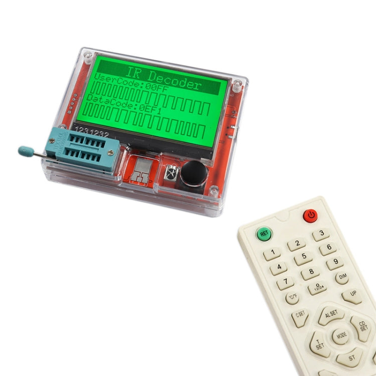 LCR-T10H Transistor Tester TFT Display For Diode Triode Capacitor Resistor Test, Spec: Dry Battery Powered - Battery & Resistance Tester by buy2fix | Online Shopping UK | buy2fix