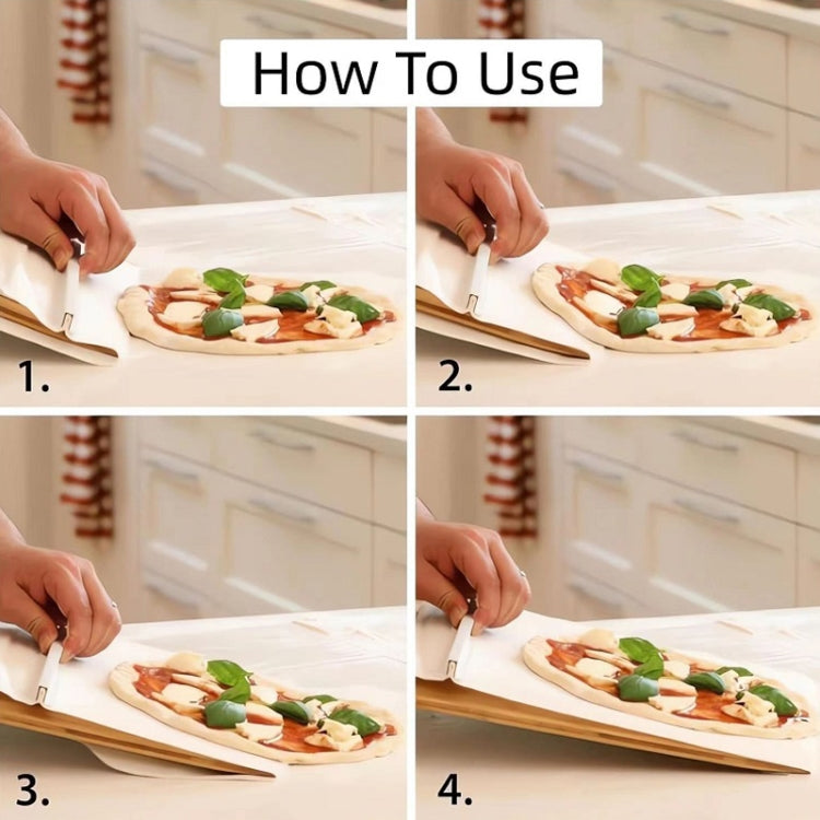 52x30cm Sliding Pizza Storage Board Baking Utensils by buy2fix