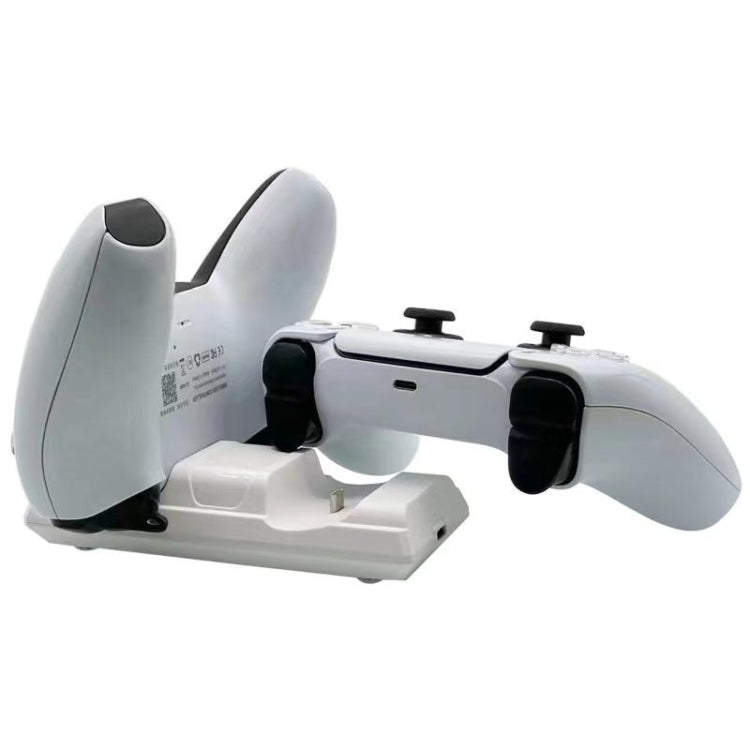 For PS5 Controller Dock Charger Gamepad Dual Port Quick Charger(Black) - Charger & Power by buy2fix | Online Shopping UK | buy2fix