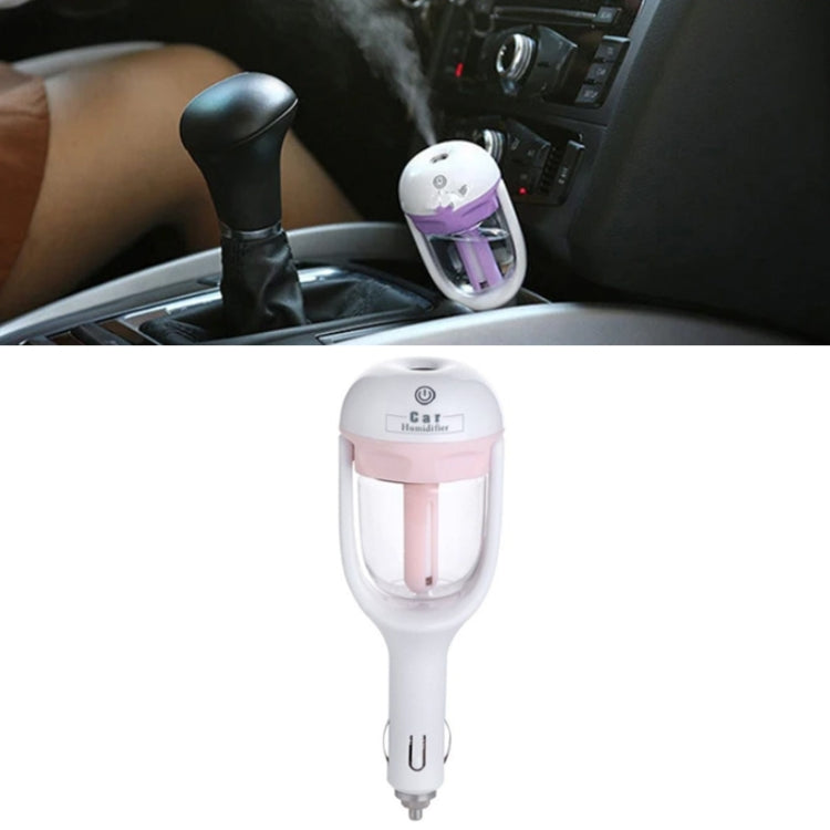Car Negative Ion Spray Humidifier Aromatherapy Air Purifier(Pink) - Air Purifier by buy2fix | Online Shopping UK | buy2fix