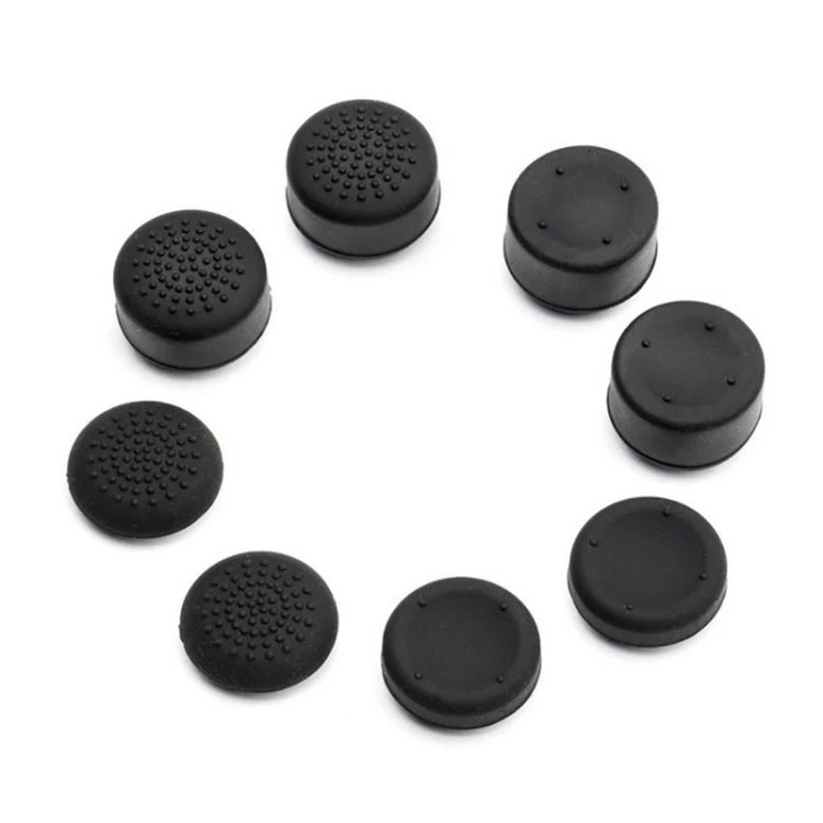 8pcs /Set For PS5 / PS4 Silicone Joystick Cap Booster Cap Gamepad Rocker Protective Case(Black) - Cases by buy2fix | Online Shopping UK | buy2fix
