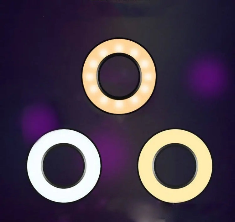 8 Inch Selfie Ring Light With Cell Phone Holder 360 Rotating Flexible Arms For Live Stream by buy2fix