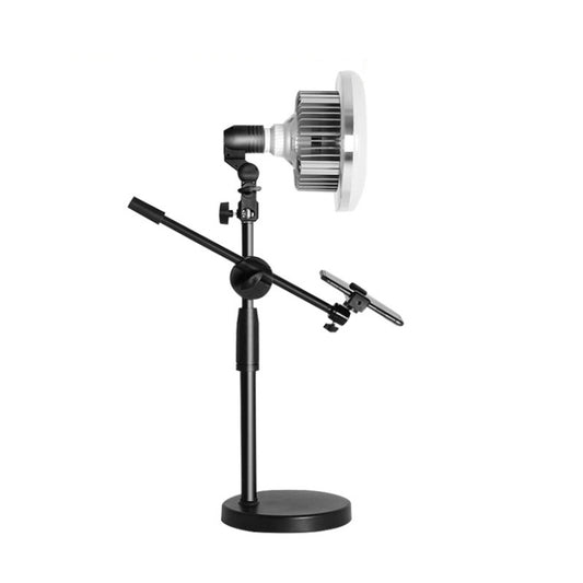 80W 120mm Mushroom Fill Light + Desktop Overhead Photography Stand Kit for Photo/Video by buy2fix