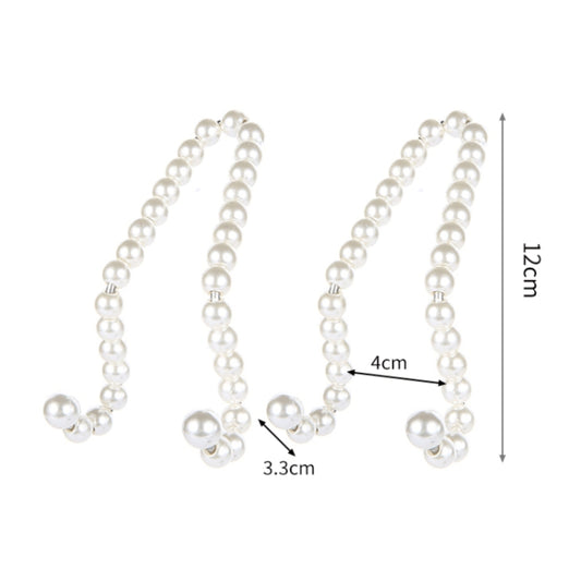 Stainless Steel Pearl Multifunctional Car Seat Back Hook(Mobile Bracket Pearl) by buy2fix