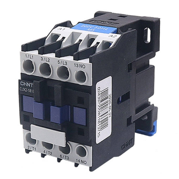 CHNT CJX2-1801 18A 220V Silver Alloy Contacts Multi-Purpose Single-Phase AC Contactor - Relays by CHNT | Online Shopping UK | buy2fix
