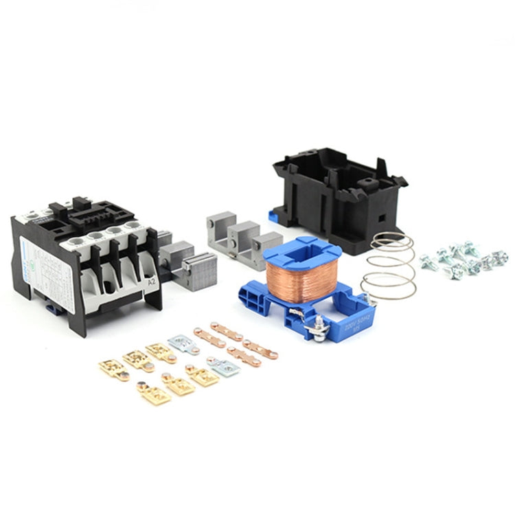 CHNT CJX2-1201 12A 220V Silver Alloy Contacts Multi-Purpose Single-Phase AC Contactor - Relays by CHNT | Online Shopping UK | buy2fix
