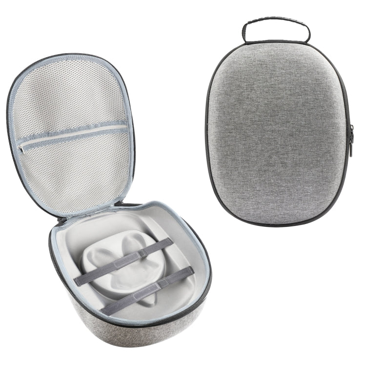 For Meta Quest 3 VR Storage Bag EVA Hard Shell Case Handbag(Grey) - VR Accessories by buy2fix | Online Shopping UK | buy2fix