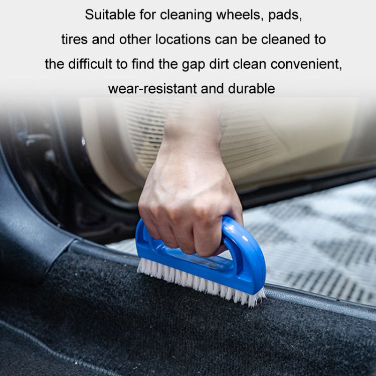 Car Interior D-shaped Seat Seam Cleaning Brush(Blue) - Car washing supplies by buy2fix | Online Shopping UK | buy2fix