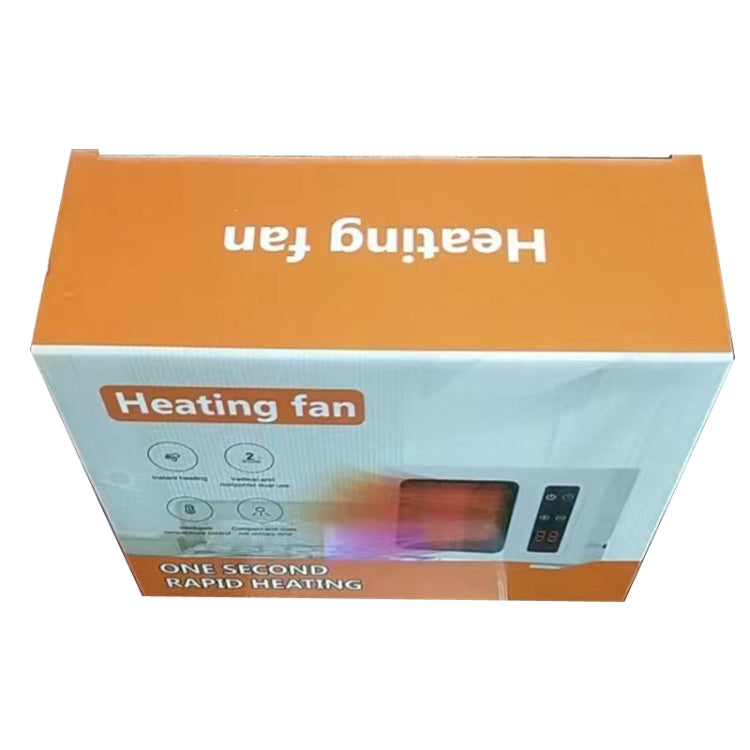 600W Desktop Electric Heater PTC Fast Heating Energy Saving Warm Fan Without Remote Control(EU Plug) by buy2fix