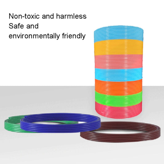 10colors /Set PCL 5m 3D Printing Pen Consumables 1.75mm High Tough Line Material Environmental Raw Material Printing Silk Thread by buy2fix