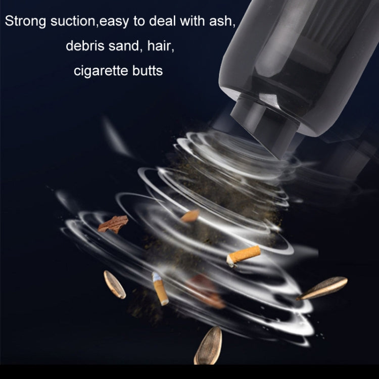 Car Household Mini Wireless USB Charging Fully Automatic Vacuum Cleaner(Black) - Vacuum Cleaner by buy2fix | Online Shopping UK | buy2fix