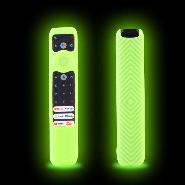 20.9 x 4.3 x 1.7cm For TCL RC902V Remote Control Protective Case FMR1/FAR2/FMR4 Universal Silicone Shockproof Covers(Luminous Blue) - Remote Control Covers by buy2fix | Online Shopping UK | buy2fix