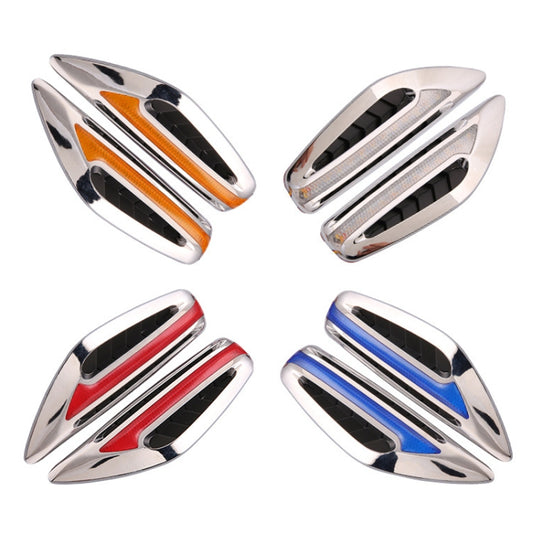 2pcs Car Fender Blade Dynamic Side Marker Lights 12V LED High Bright Daytime Running Lights(White) by buy2fix