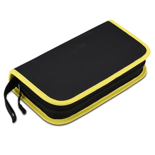 24.5 x 12 x 5cm Soldering Iron Oxford Cloth Tool Bag Electronic Accessories Tool Bag(Middle Yellow) - Storage Bags & Boxes by buy2fix | Online Shopping UK | buy2fix