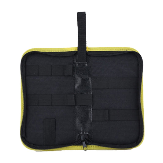 24.5 x 12 x 5cm Soldering Iron Oxford Cloth Tool Bag Electronic Accessories Tool Bag(Middle Yellow) - Storage Bags & Boxes by buy2fix | Online Shopping UK | buy2fix