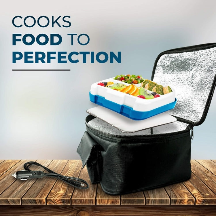 12V Food Warmers Electric Heater Lunch Box Container(Car Power Cord+US Plug) - Heating Cups by buy2fix | Online Shopping UK | buy2fix