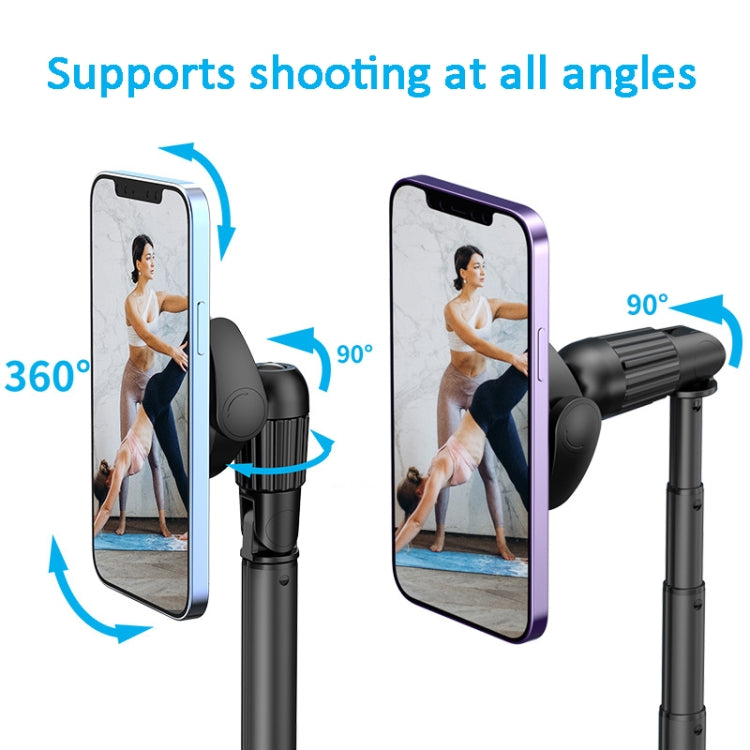 1.5m Magnetic Phone Extendable Selfie Stick Tripod with Wireless Remote ws-22001- 4 - Selfie Sticks by buy2fix | Online Shopping UK | buy2fix