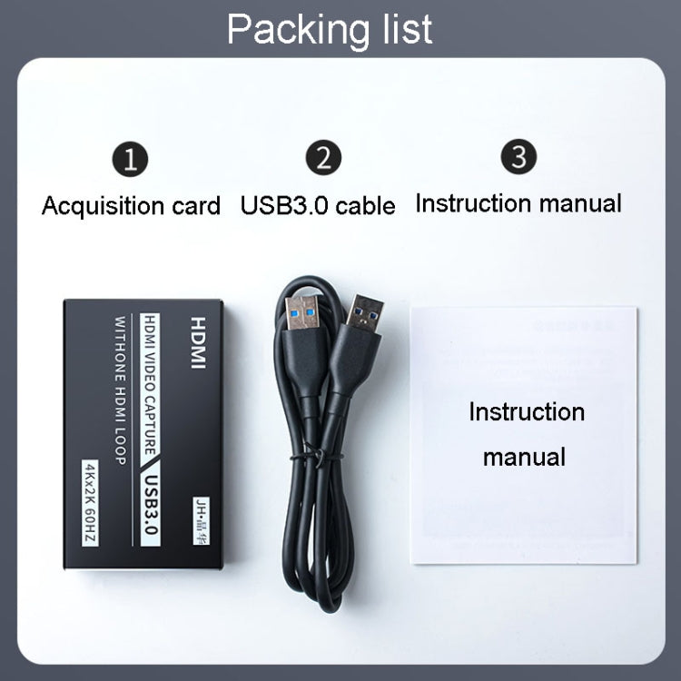 JINGHUA Z812 USB To HDMI Video Capture Card Live Game Recording Device by JINGHUA